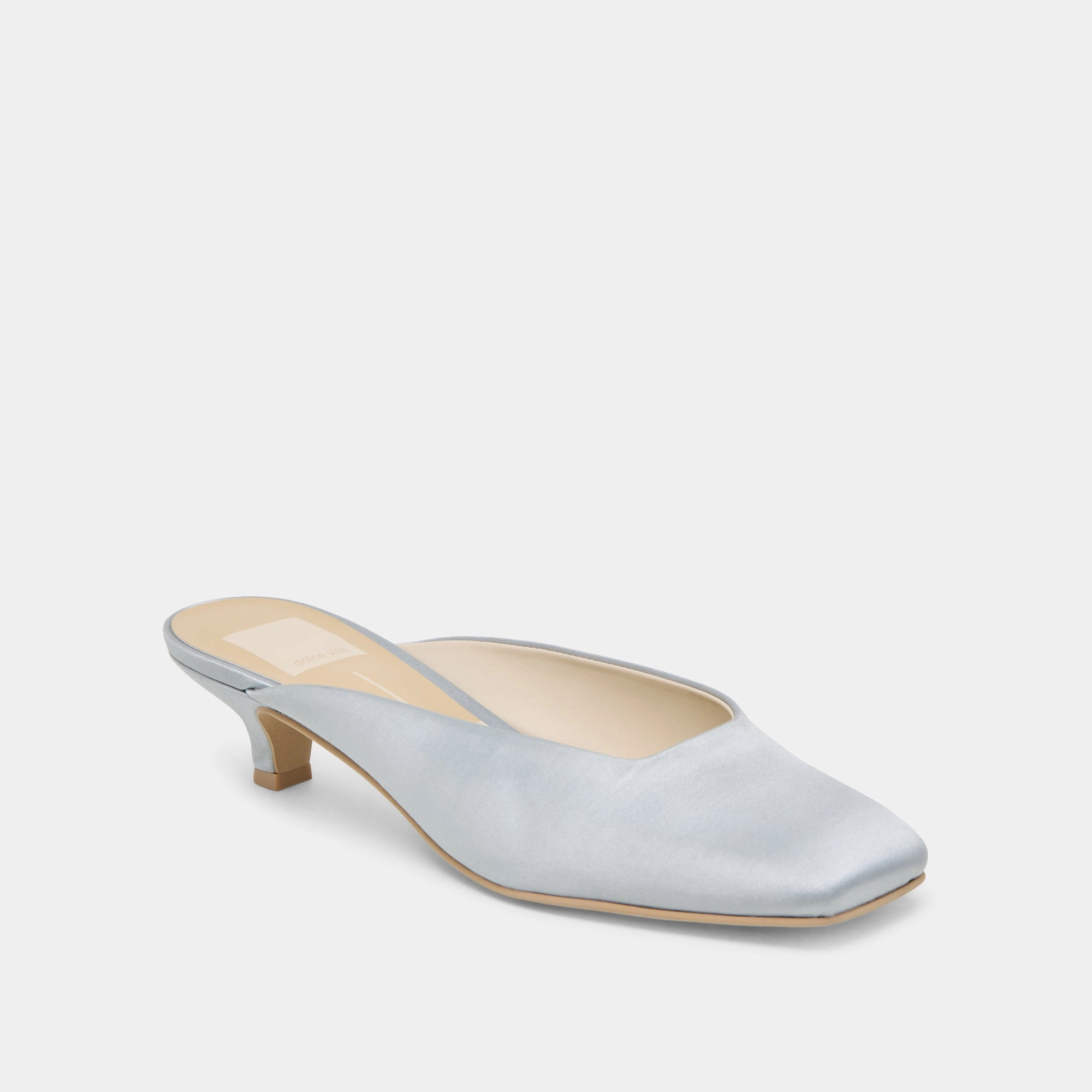 UMARA HEELS LIGHT BLUE SATIN Perfect Match