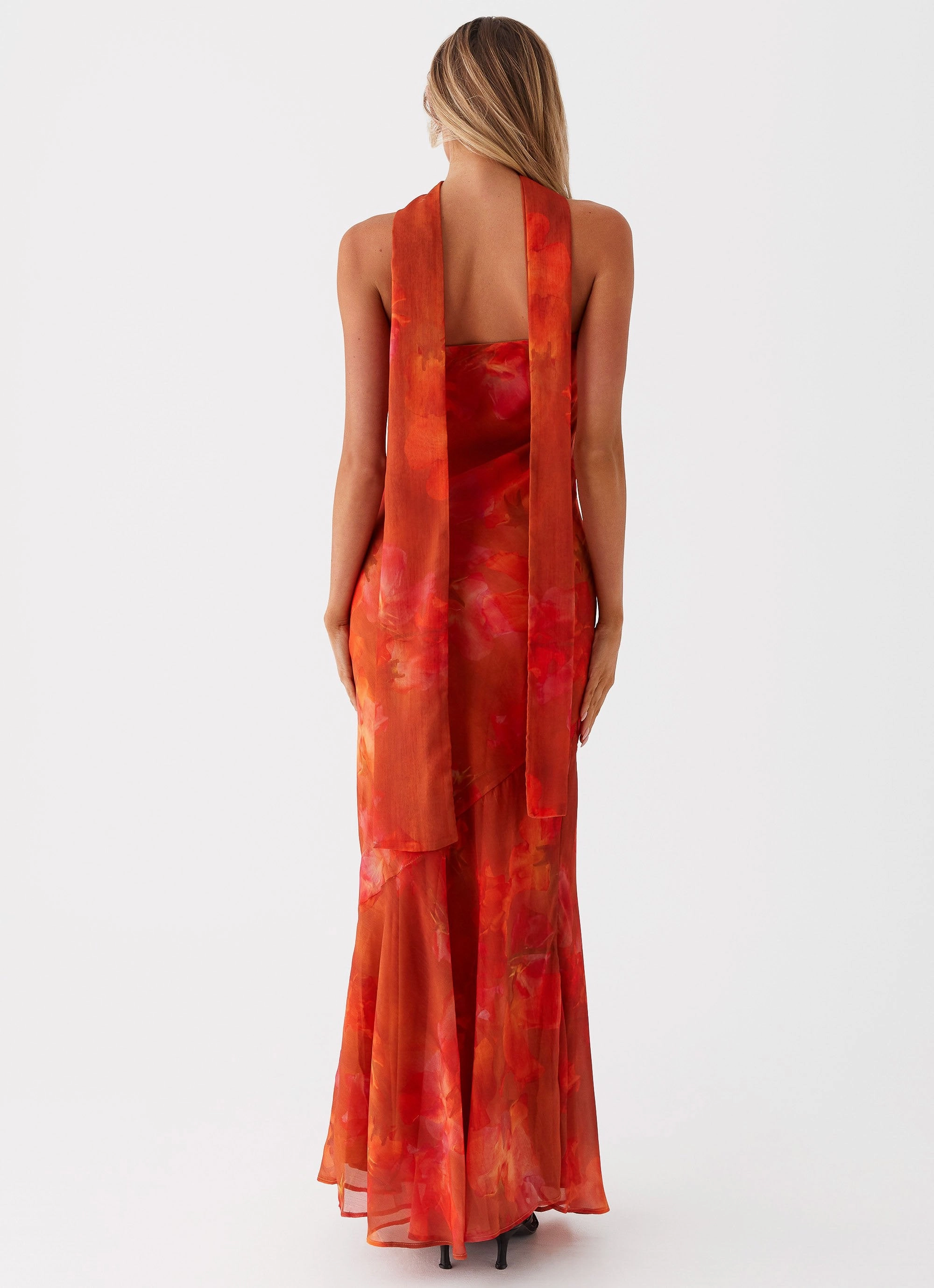 Summer Air Elegant brunch outfit Under The Pagoda Maxi Dress - Amber