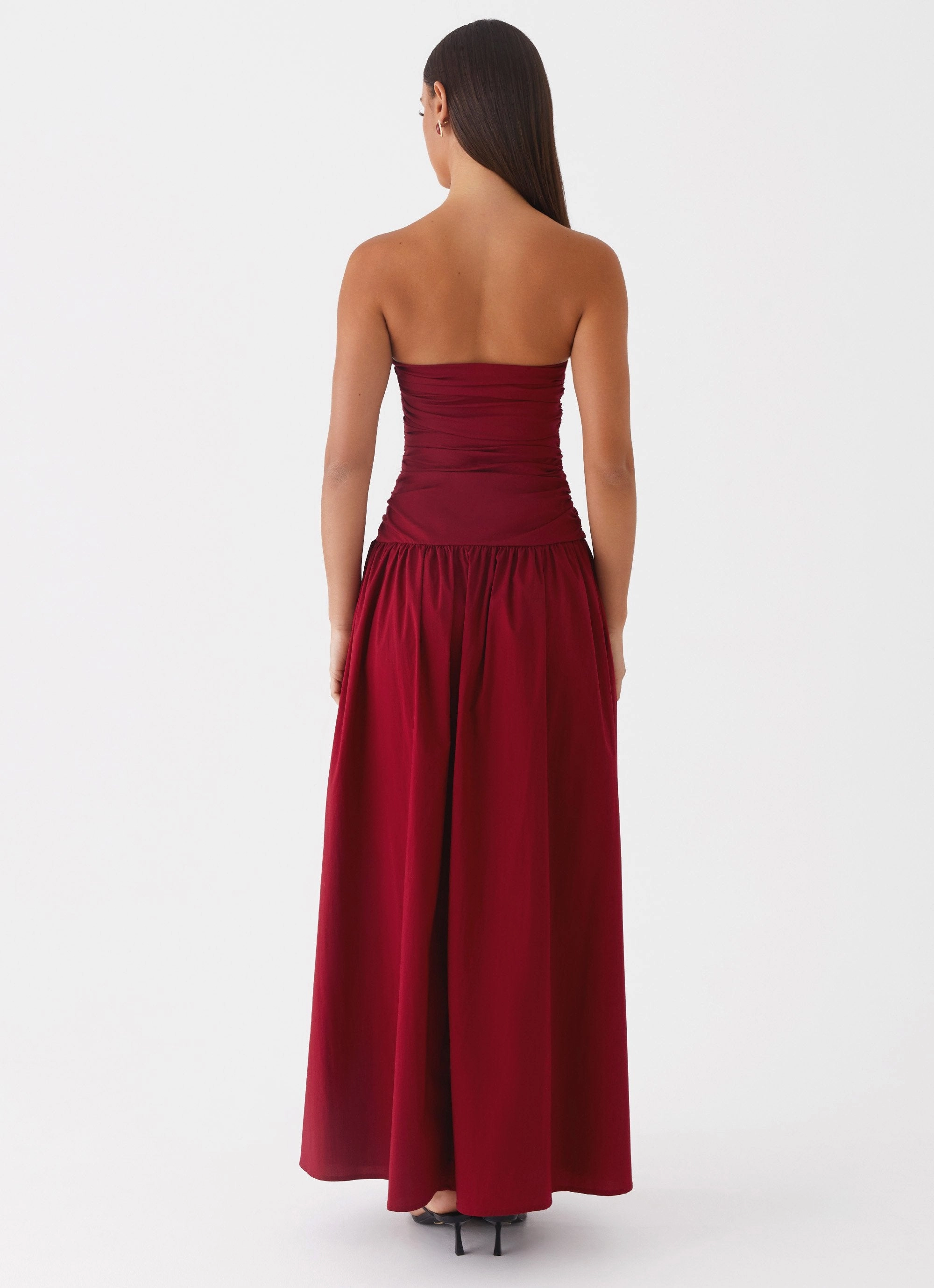 Carmel Maxi Dress - Merlot sophisticated appearance