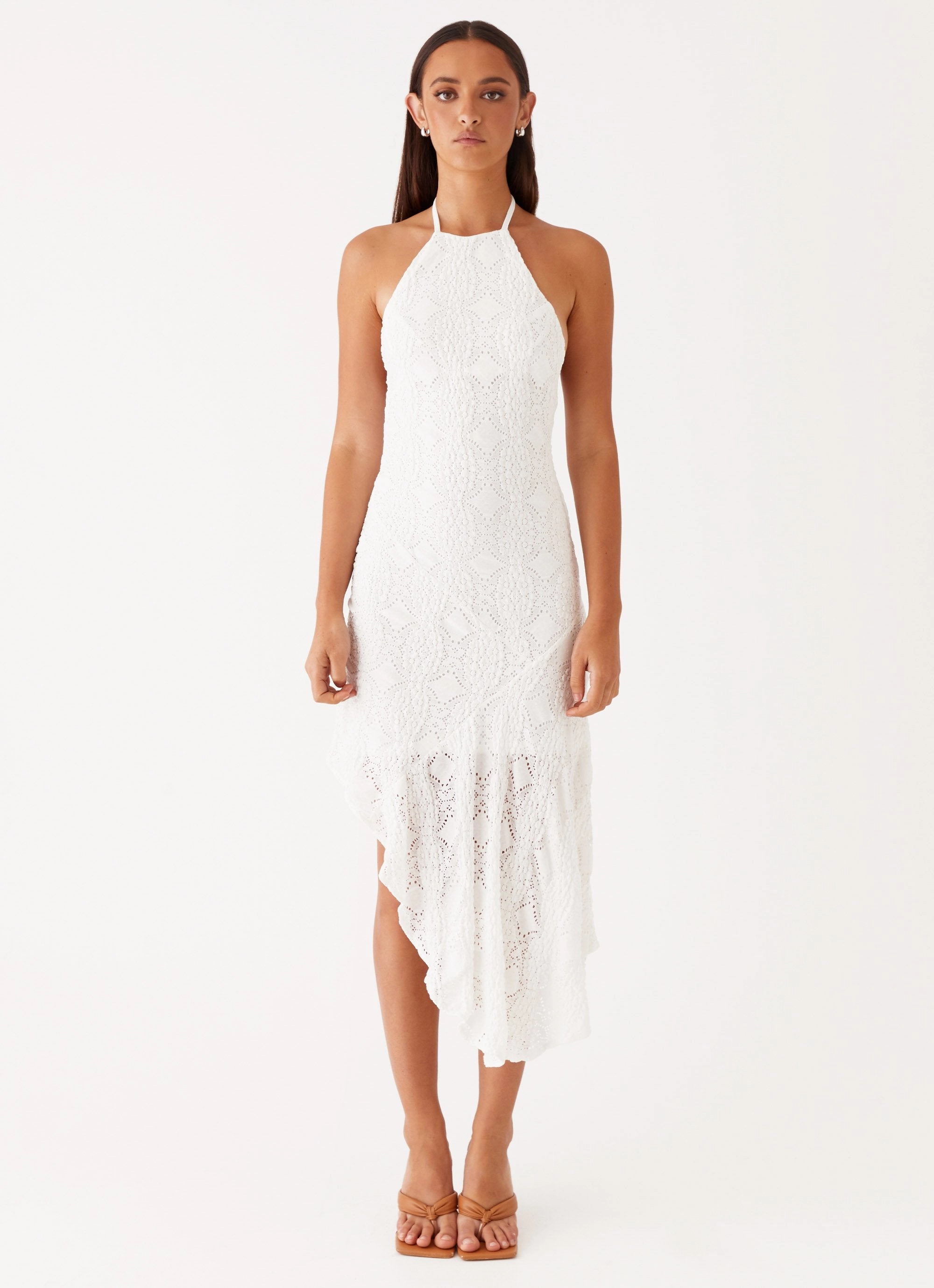 Sondela Maxi Dress - White Lightweight warm-weather dress