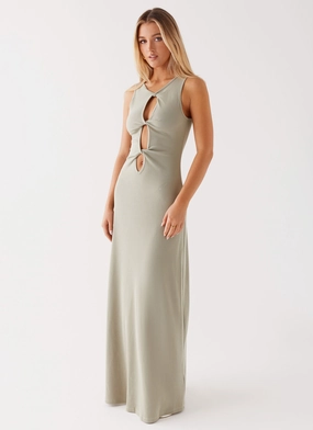 Beauty Zone Valli Maxi Dress - Sage
