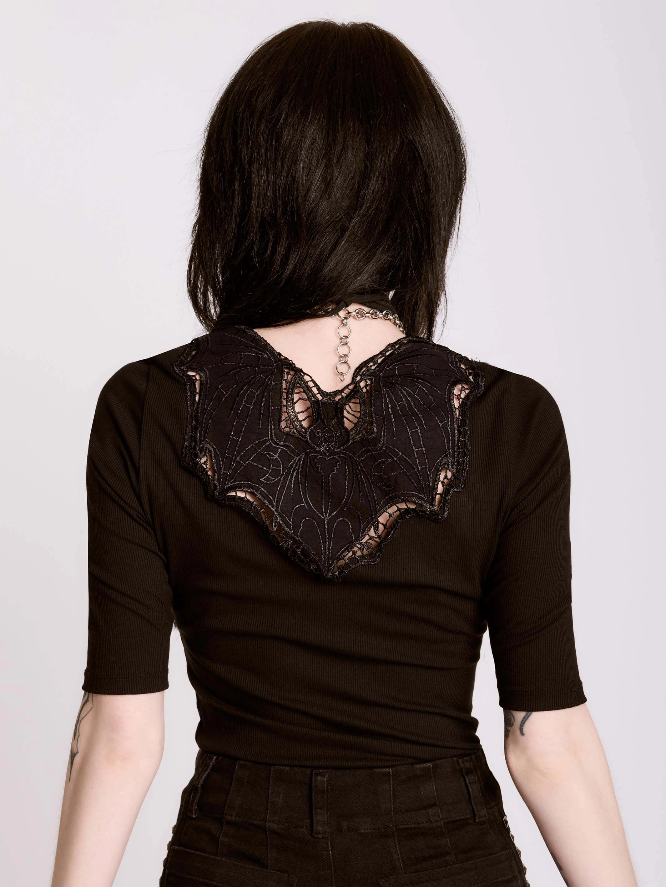 High Density Weave Crochet Bat Top