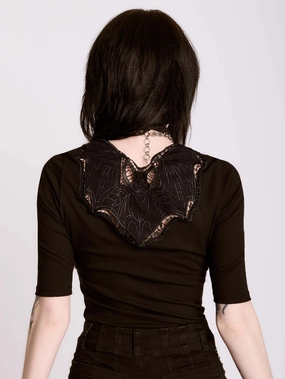 High Density Weave Crochet Bat Top