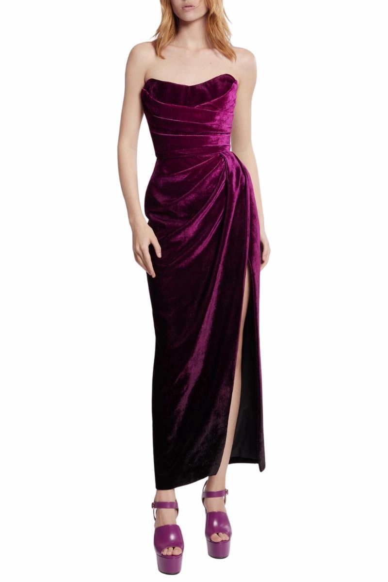 Luxe style Velvet Midi Dress