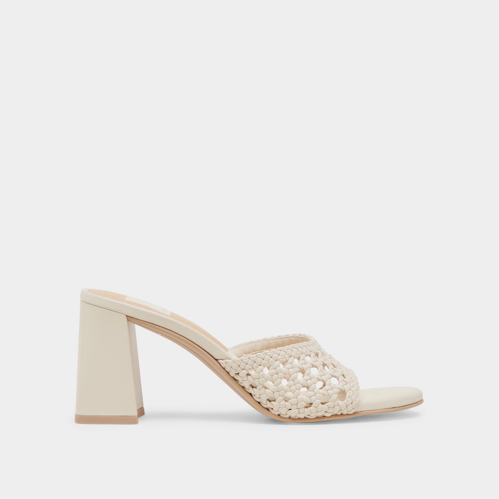 MARGOE HEELS CREME WOVEN STELLA Effortless Comfort