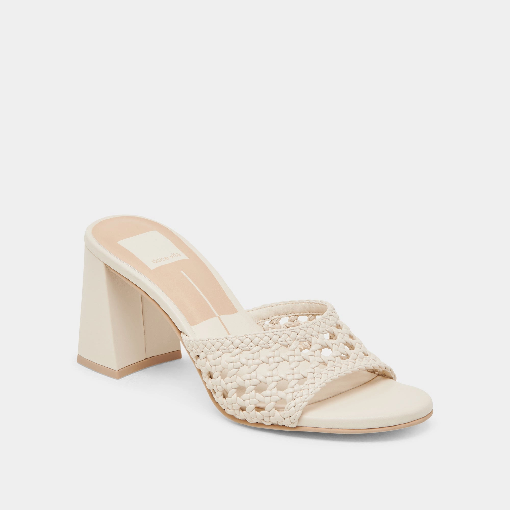 MARGOE HEELS CREME WOVEN STELLA Shopping Spark Evening Spark