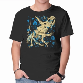 Timeless casual wear Jurassic Triceratops