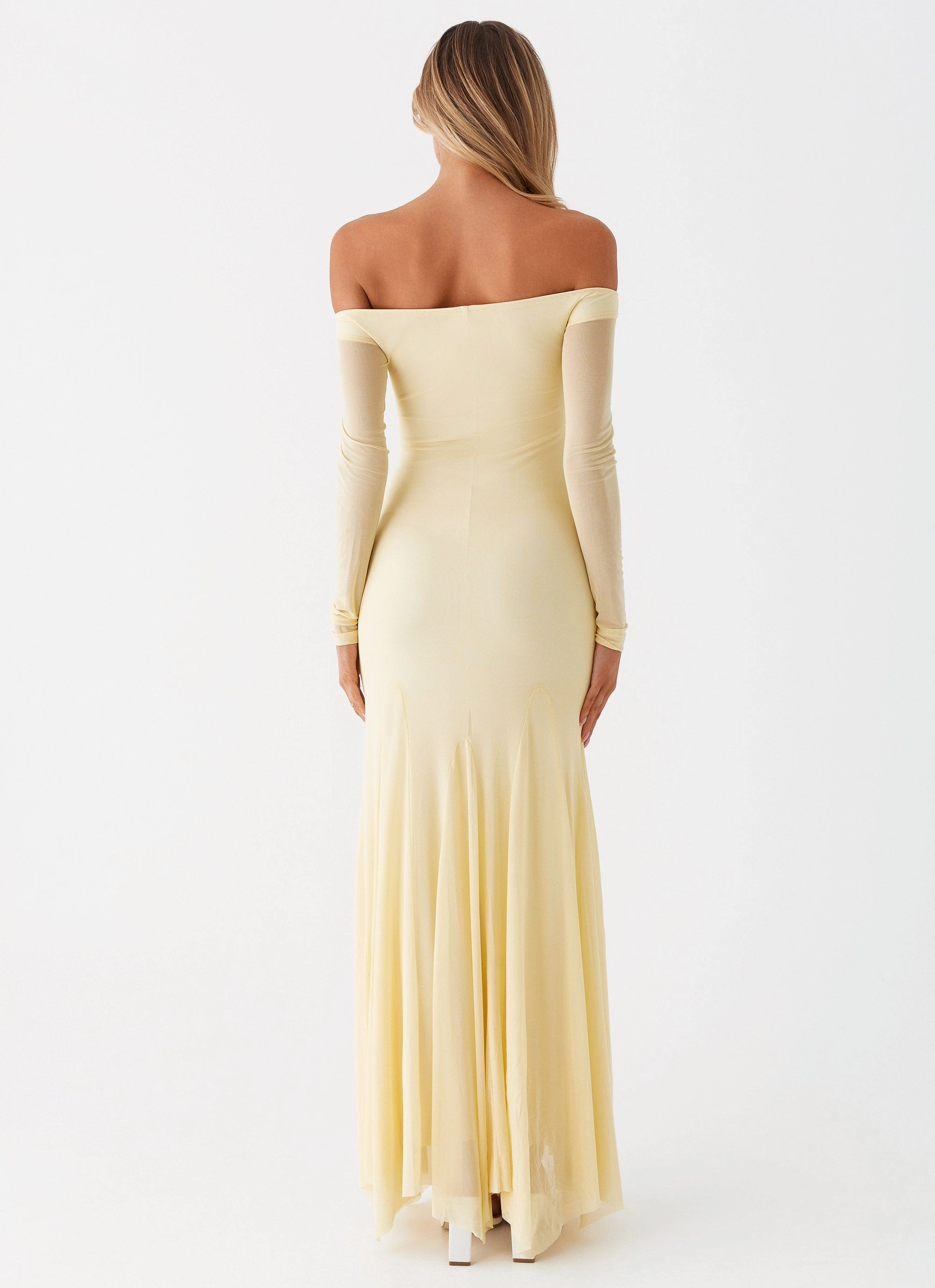 Maribel Maxi Dress - Yellow Elegant brunch outfit