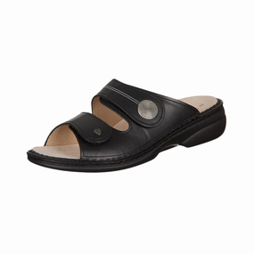 Relaxed Beach Shoes Women's Sansibar-S Sandal - Black (Regular Width)