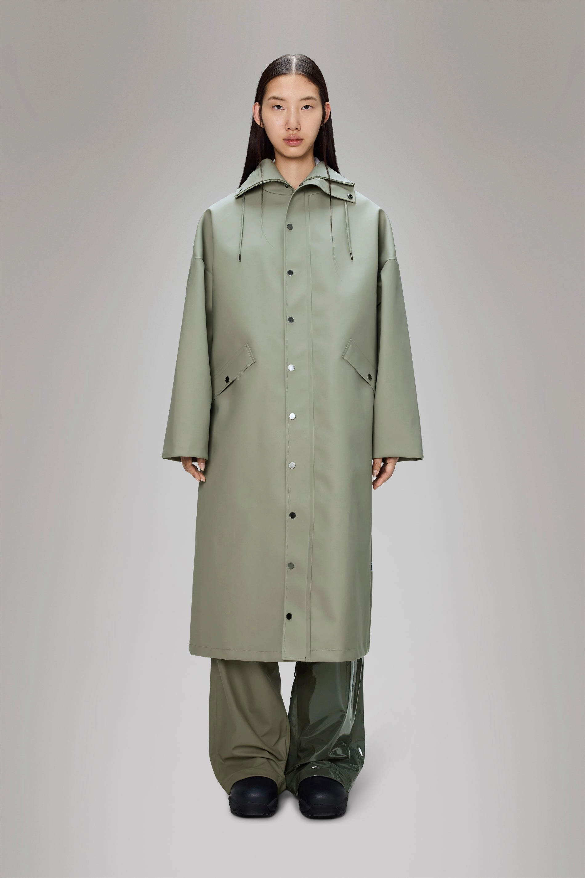 Vision Rain Jacket Long Wind Blocking Fabric