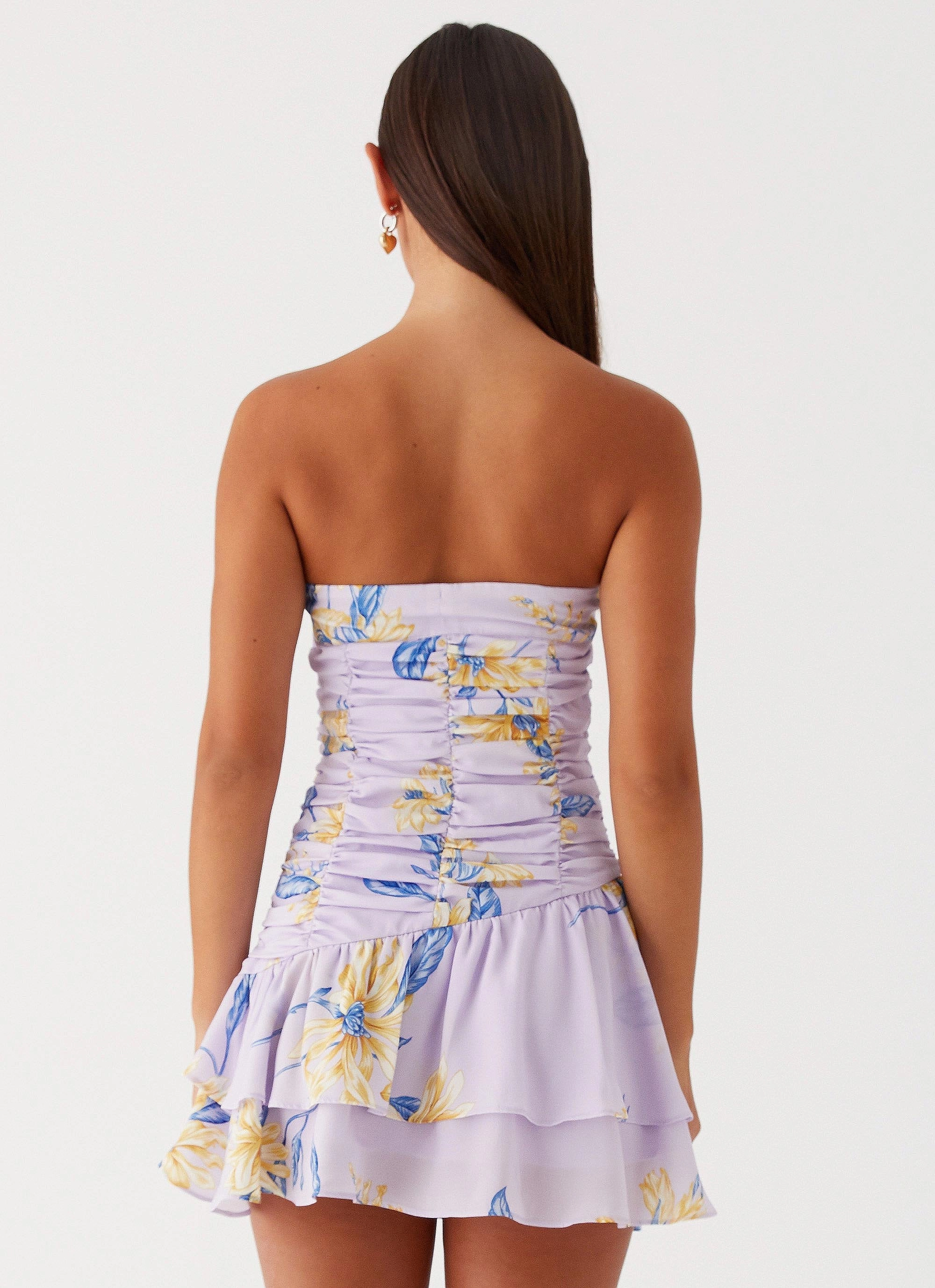 Viviana Mini Dress - Lavender Smart And Comfortable Sleek Tone