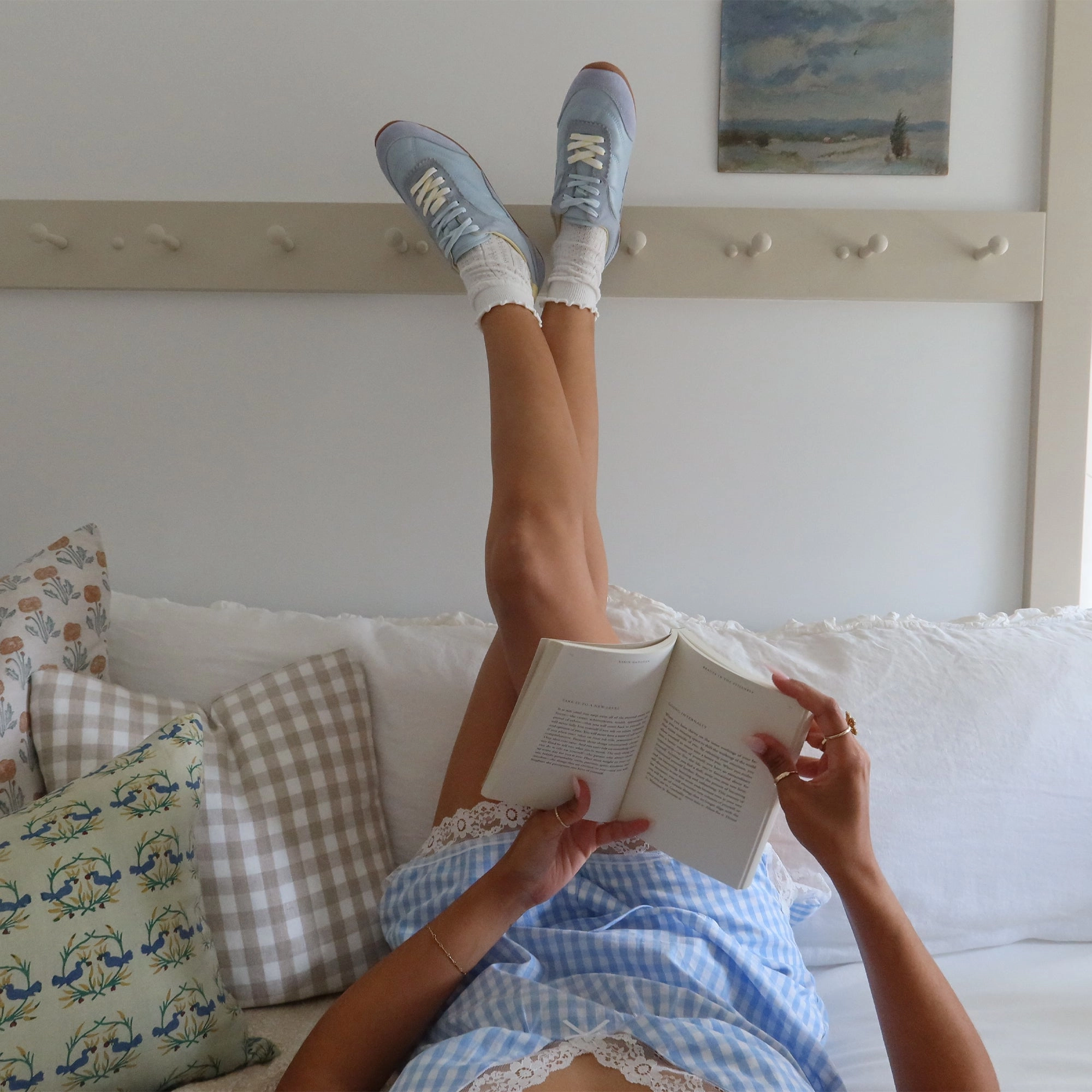 LAINI SNEAKERS BLUE MULTI LEATHER Ergonomic Shape SoftMaterial