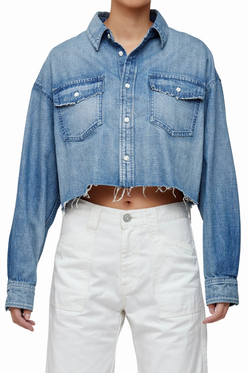Comfortable Look Manorhaven Cropped Shirt