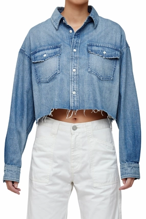 Comfortable Look Manorhaven Cropped Shirt