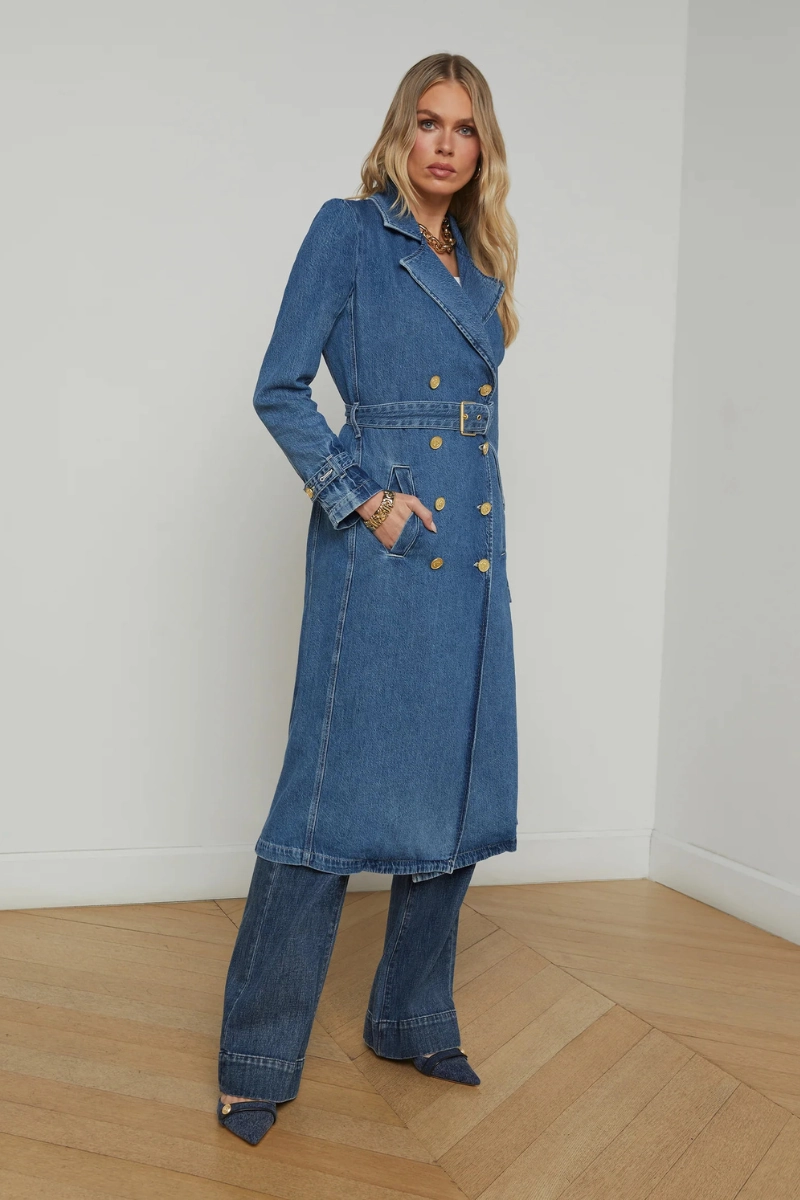 Stretch Fit Bradley Denim Trench