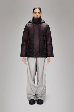 Windproof Closure Single Buttons Torna Insulated Curve Jacket