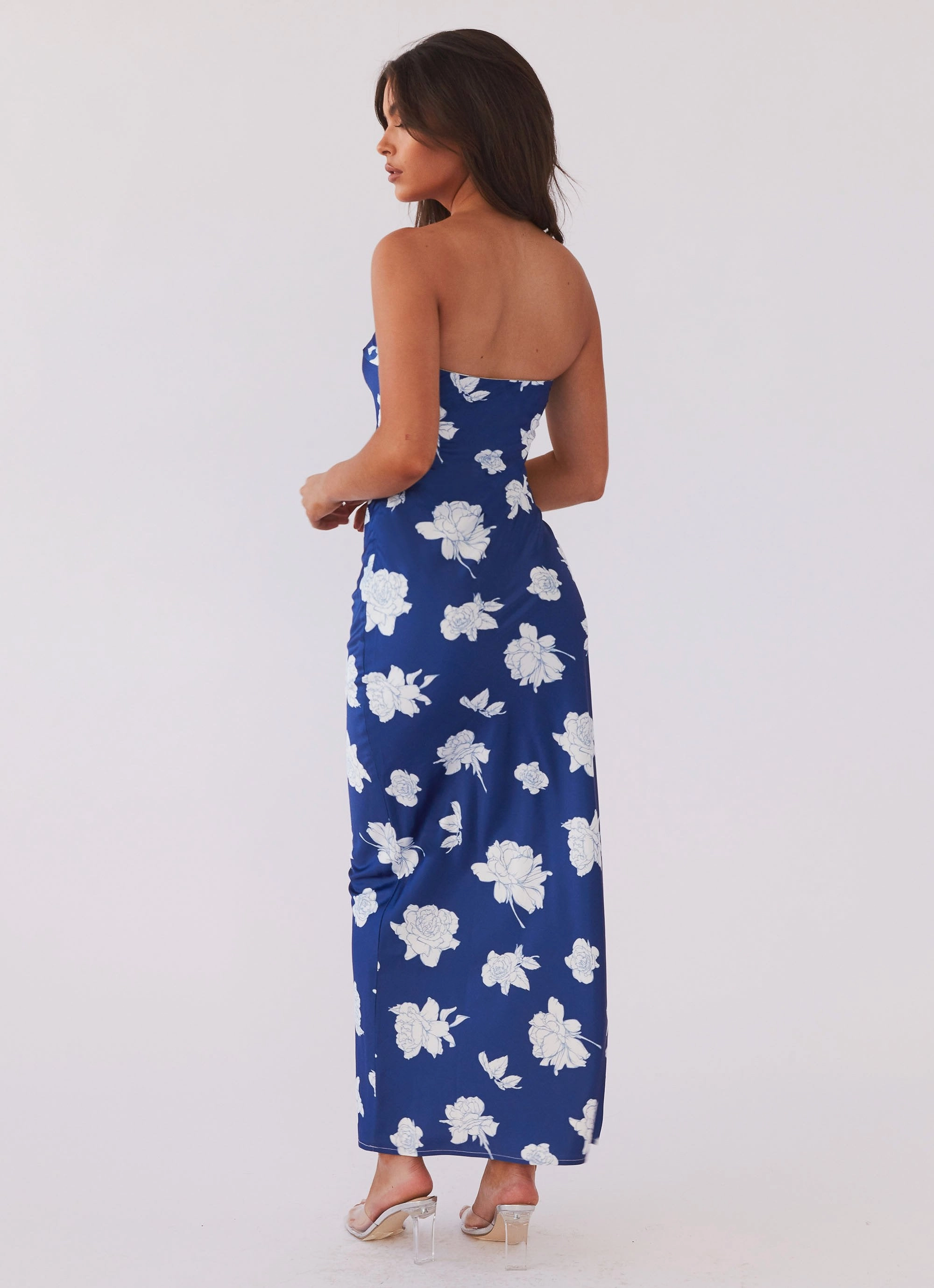 What I Want Maxi Dress - Navy Flora Modern and Stylish