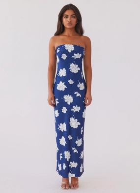 Relaxed Style budget-friendly What I Want Maxi Dress - Navy Flora