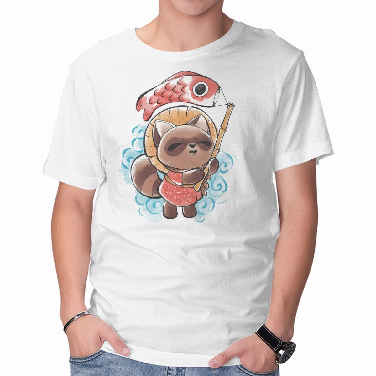 All-Season Comfort Wear Koinobori Tanuki