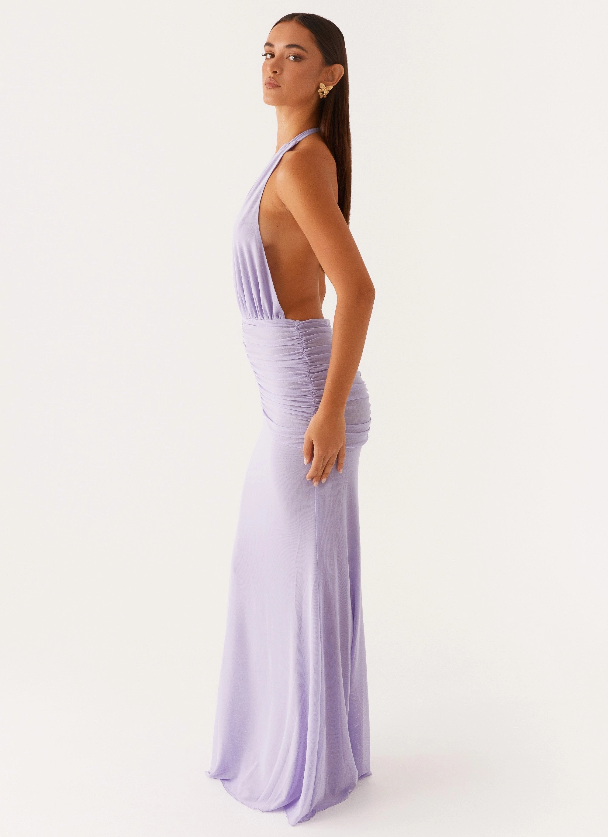 Live Soft Places To Be Maxi Dress - Lilac