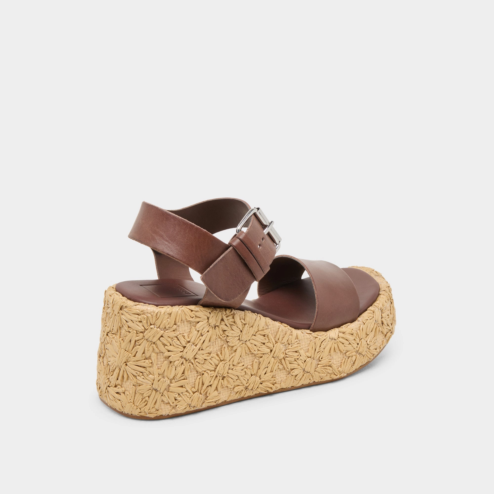 Casual Flats AURI WEDGES DK BROWN LEATHER