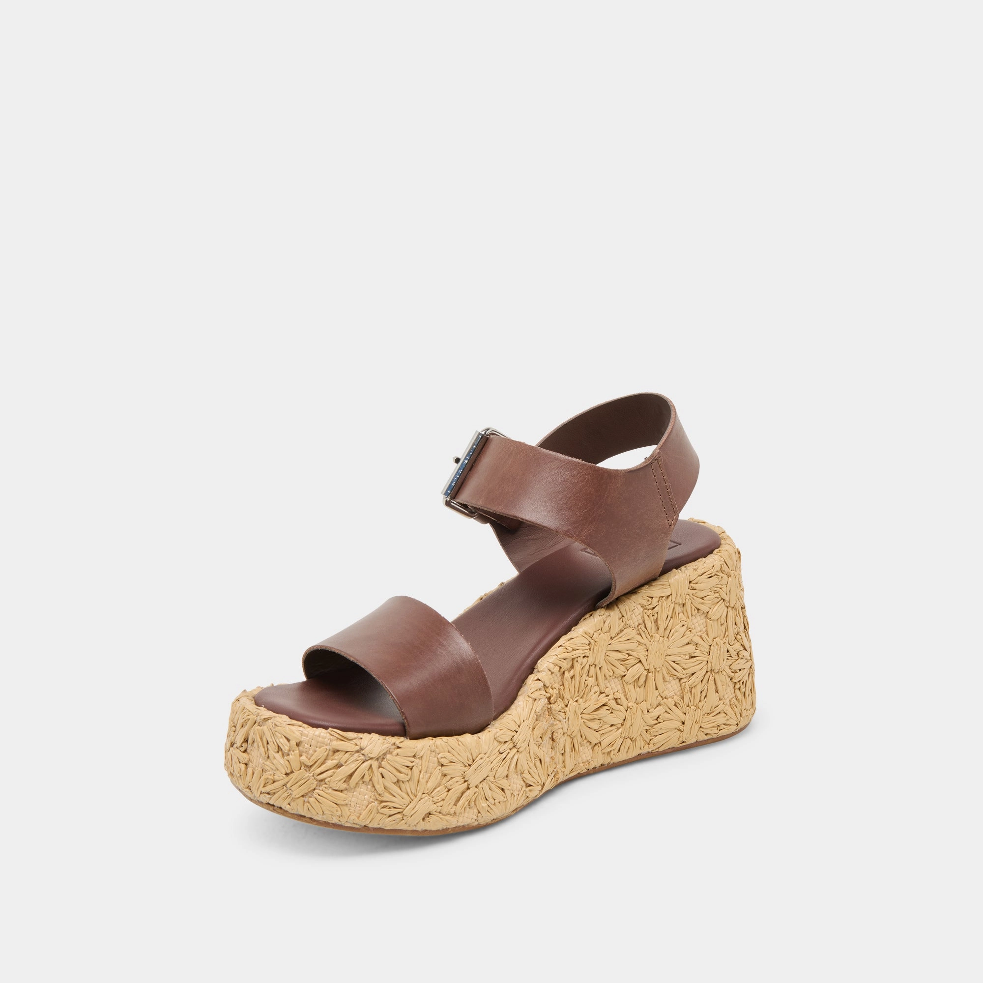 AURI WEDGES DK BROWN LEATHER Chill Gear