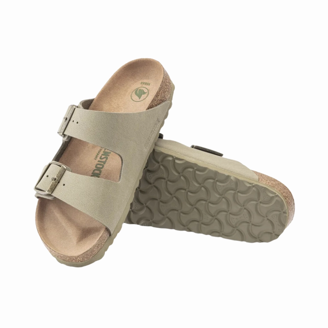 Women's Arizona Vegan (Birkibuc) - Khaki Chic Footwear for Summer