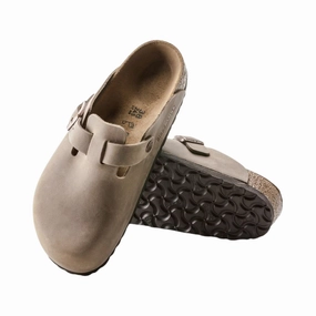 Women's Boston (Oiled Leather) - Tobacco Brown Step Free