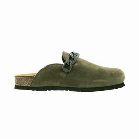 Zip Free Natural Feel Women's Memphis - Olive Suede