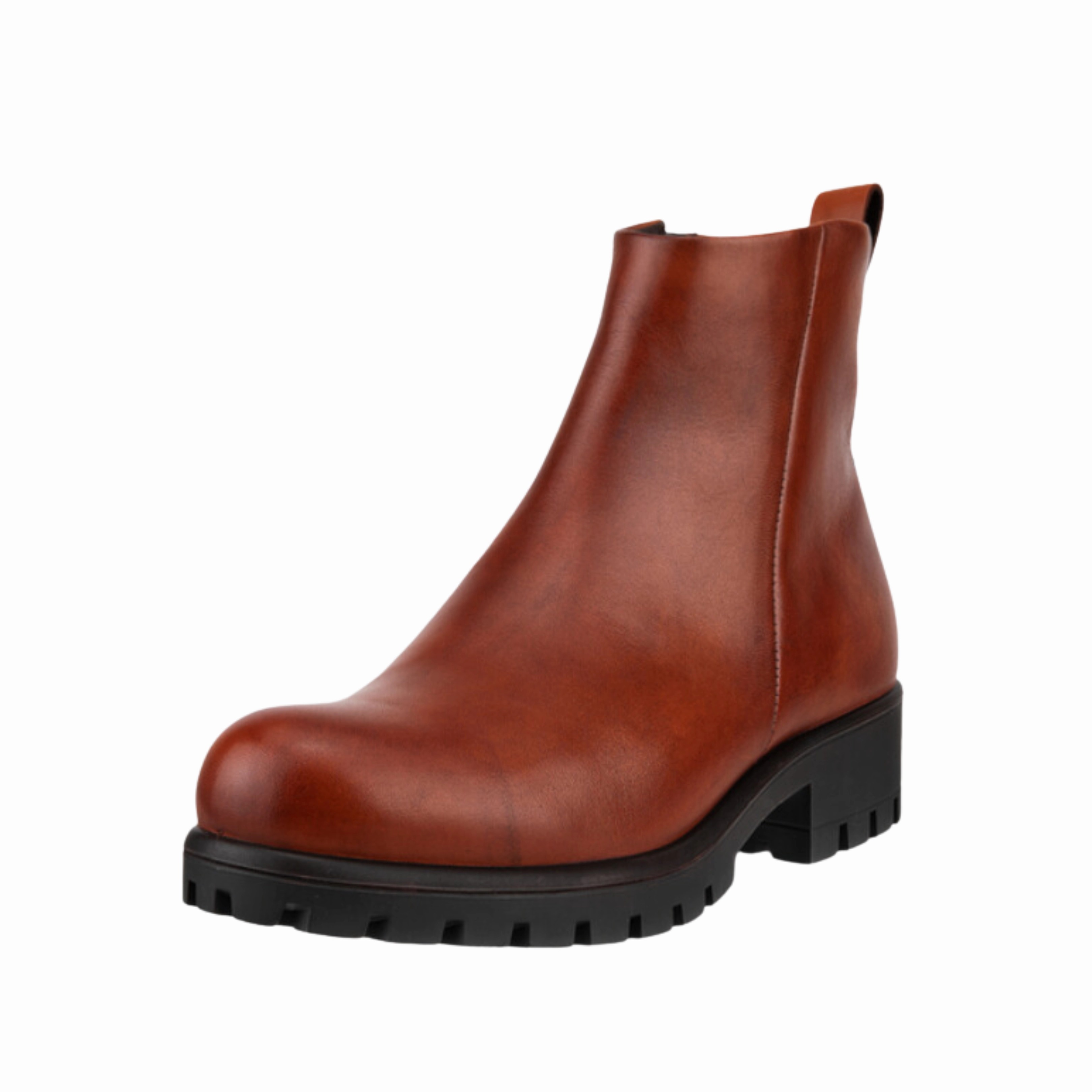 Women's Modtray Ankle Boot - Cognac light texture