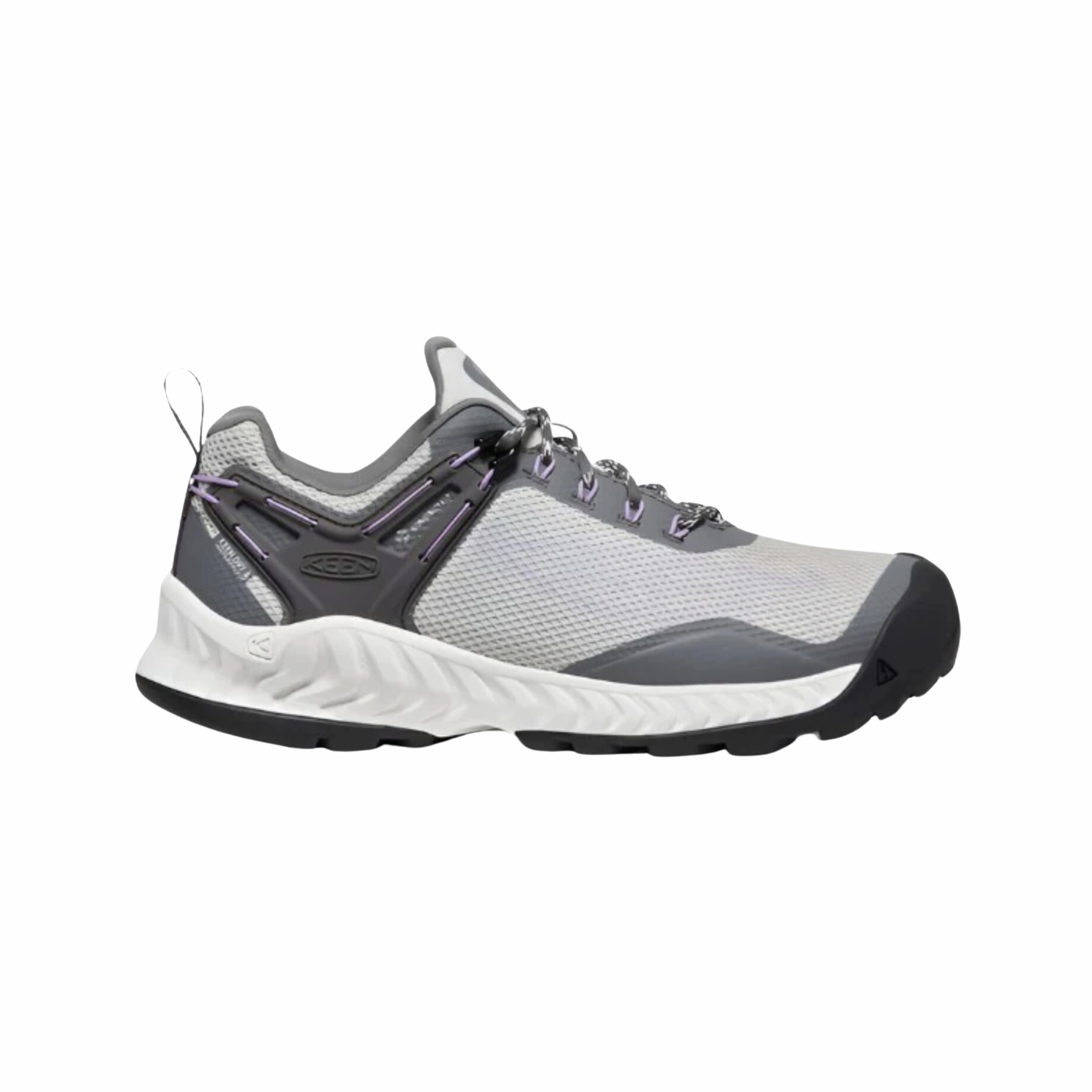 Resistant Footwear Trek Motion Women's Nxis Evo Waterproof - Steel Grey/English Lavender (Regular Width)