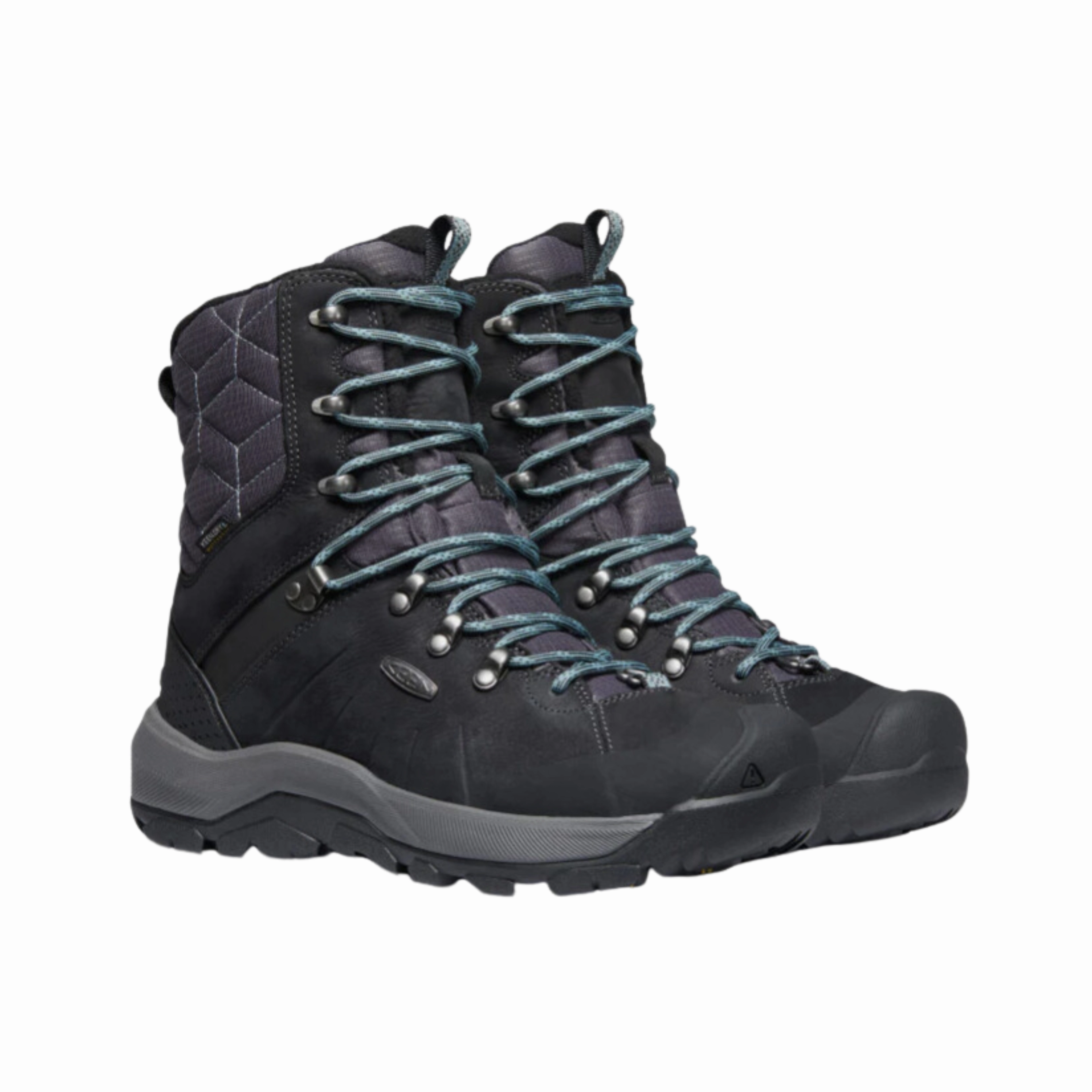 Women's Revel IV High Polar Boot - Black/North Atlantic (Regular Width) Flexible Frame Functional Minimalist Waterproof Windy Weather