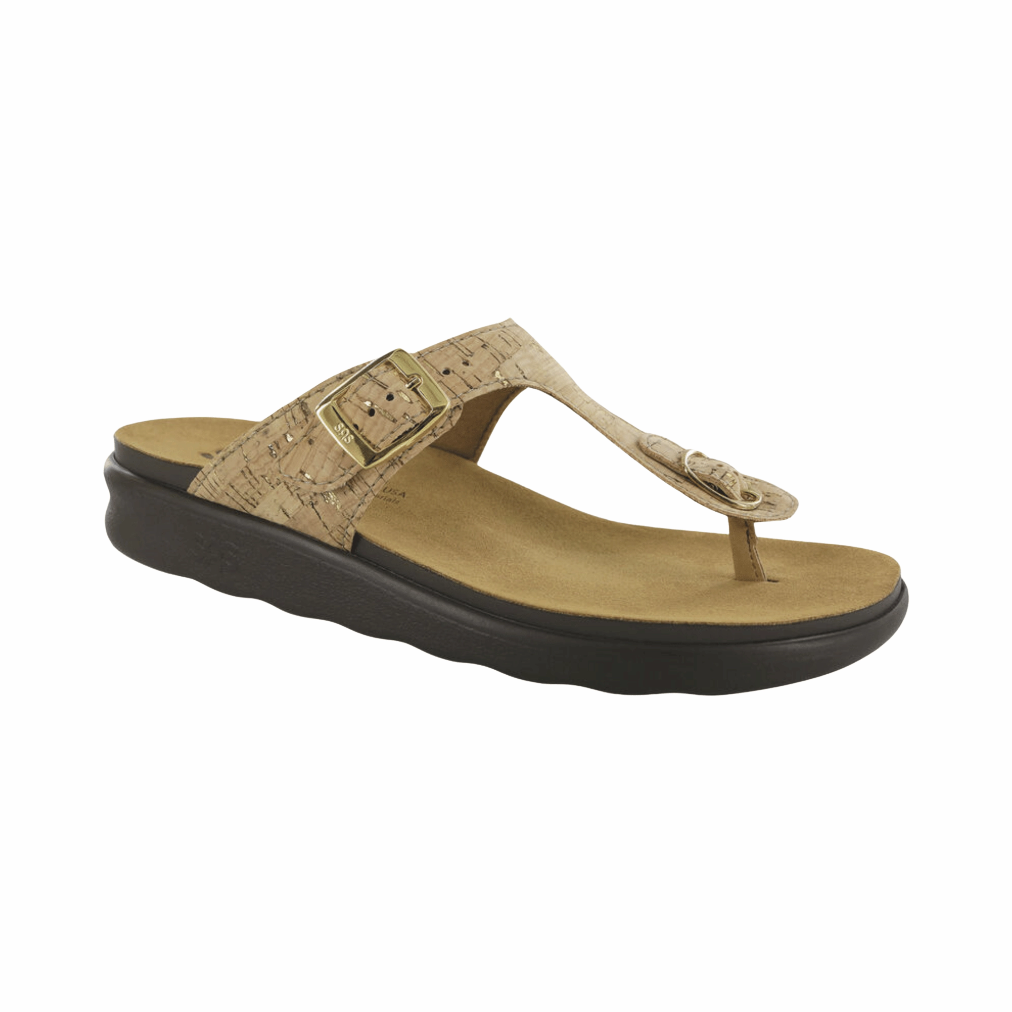 Women's Sanibel Sandal - Golden Cork (Regular Width) Airy Vibe