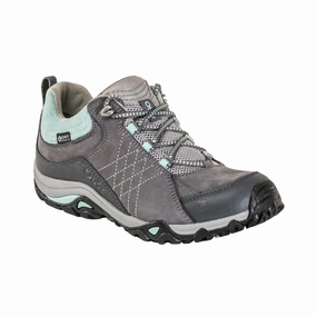 Women's Sapphire Waterproof Low - Charcoal/Beach (Wide Width) Fast Hiking Boots Durable Material