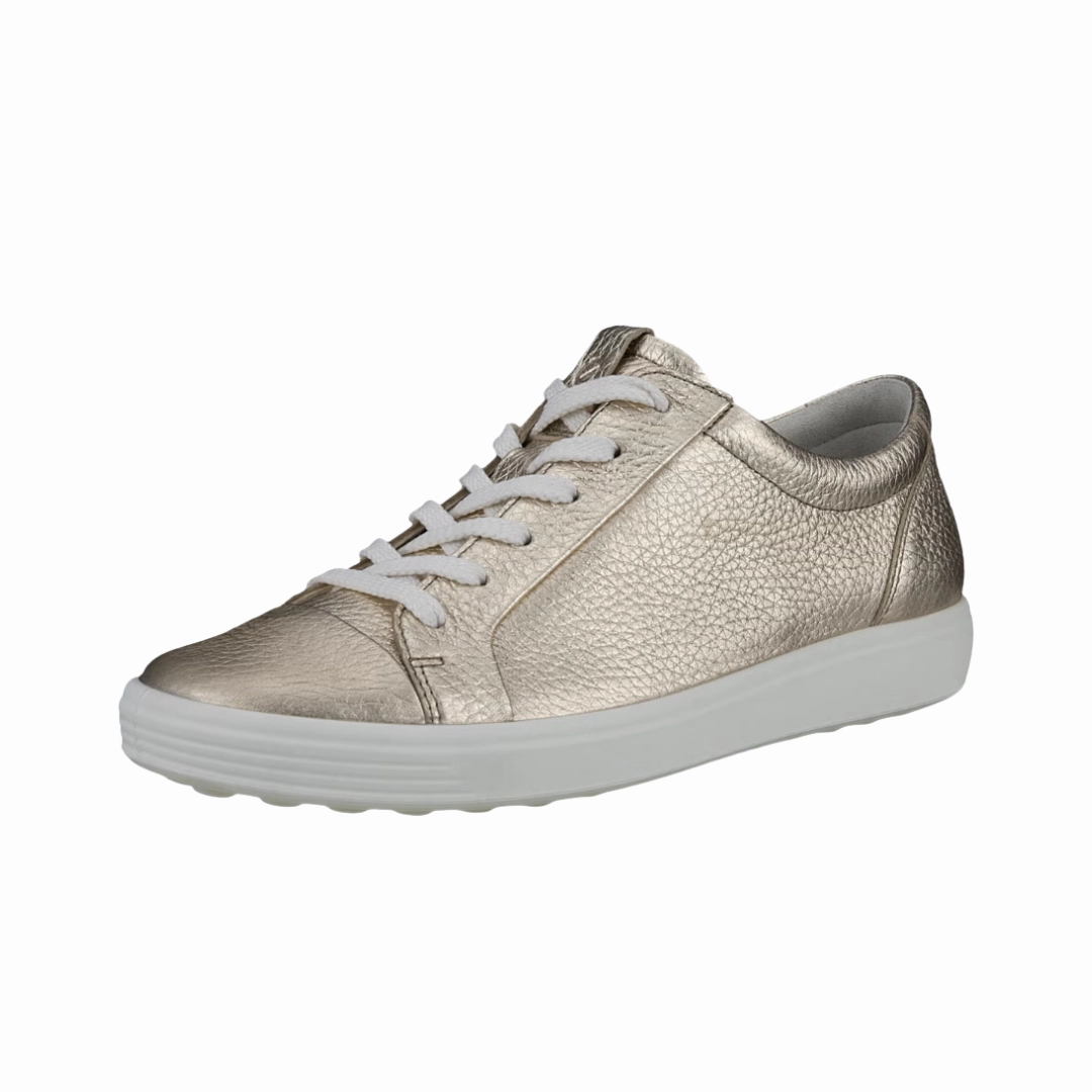 Women's Soft 7 Sneaker - Pure White Gold Neutral Tones