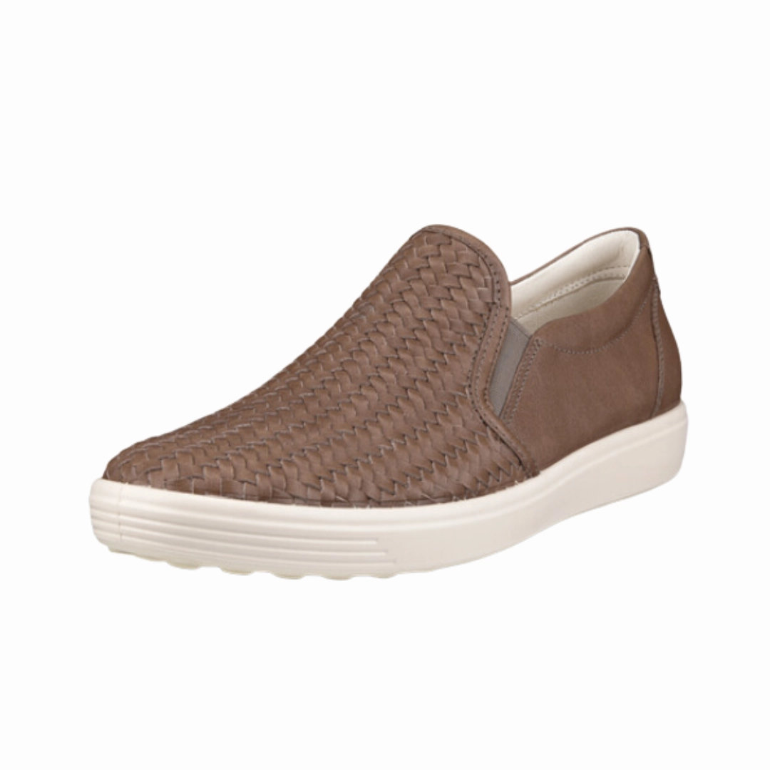 Flat Women's Soft 7 Woven Slip-On - Taupe