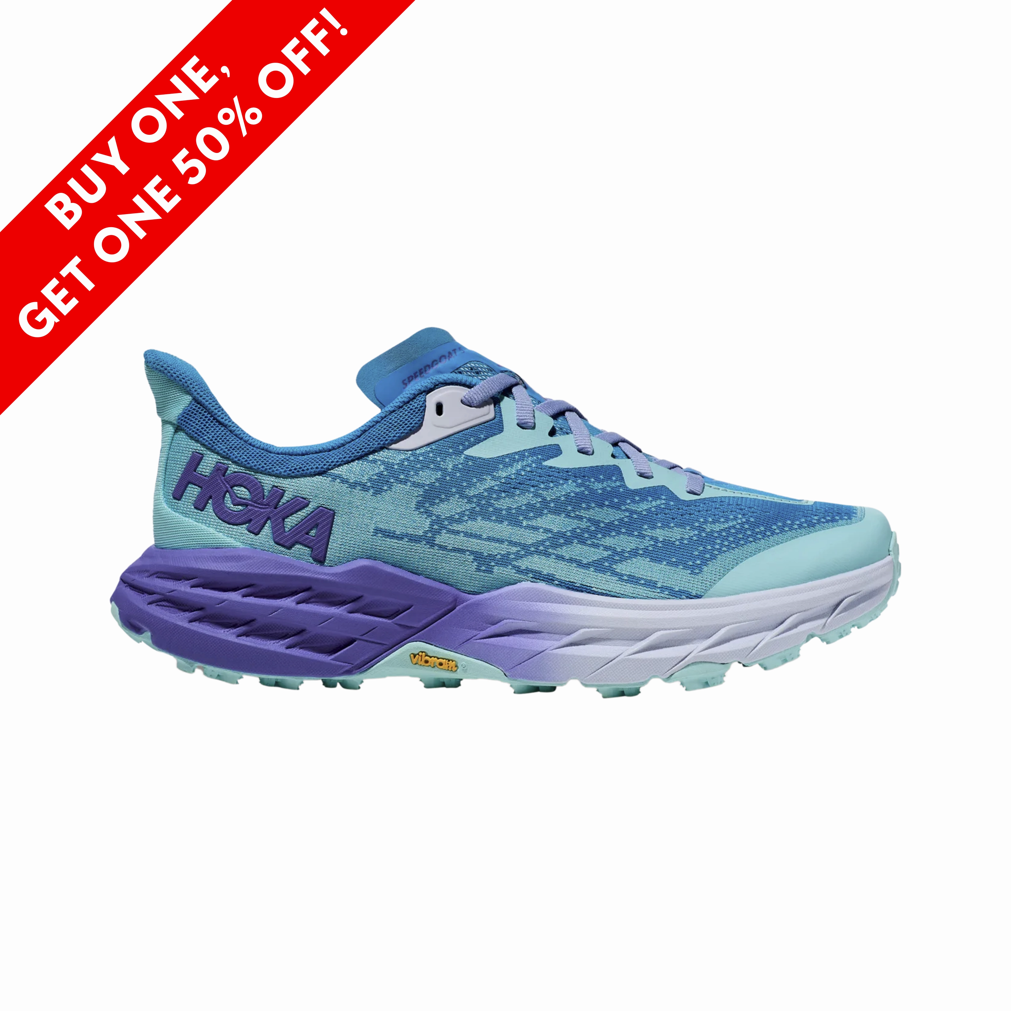 zipper Grip Support Women's Speedgoat 5 - Cloudless/Cosmos (B Width)