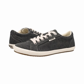 Women's Star - Charcoal Washed Canvas (Regular Width) All Fit Fast Lifestyle