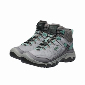 Women's Targhee IV Mid Waterproof - Alloy/Granite Green (Regular Width) Trail Utility