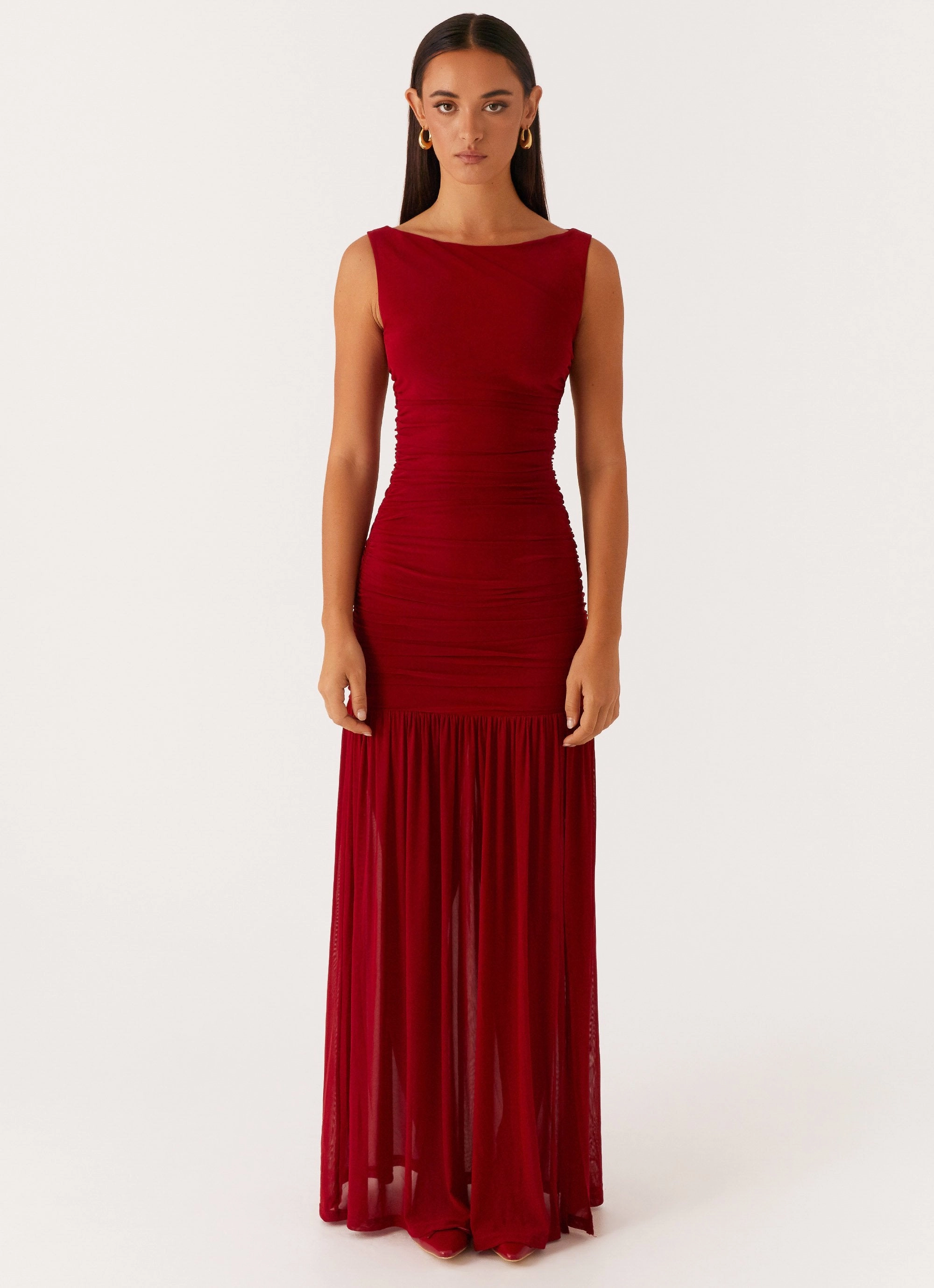 Summer Ready Elegant formal outfit Manon Maxi Dress - Red