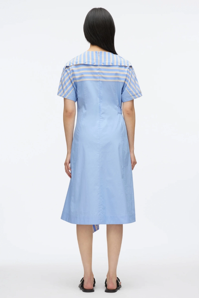 V-Neck Dress Versatile Layer Wear