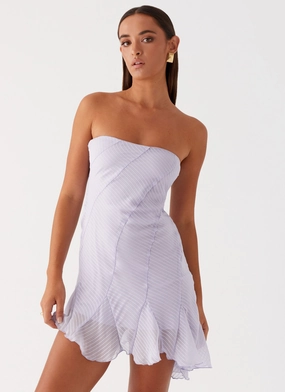 Must Have Yolanda Mini Dress - Lavender