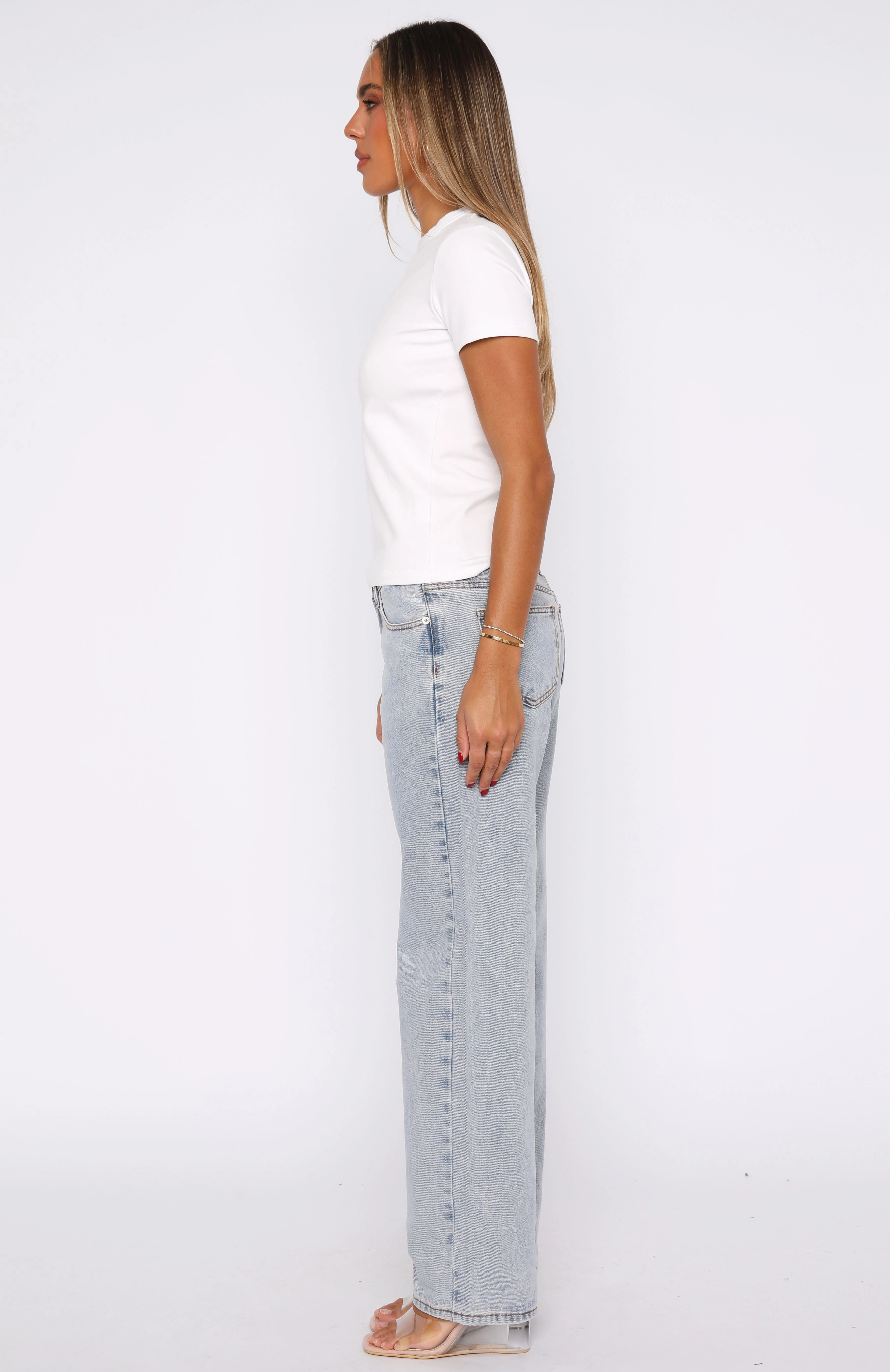 Reliable Fit Zara Low Rise Straight Leg Jeans Light Blue