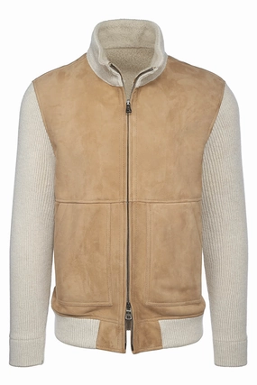 Zip Knit Bomber Jacket Moisture Wicking Layer